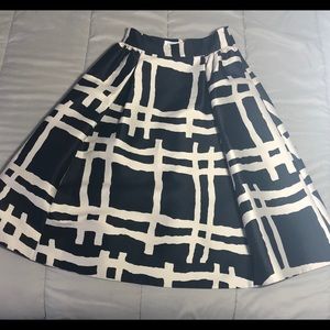 Kate Spade Painterly Plaid Julien Skirt